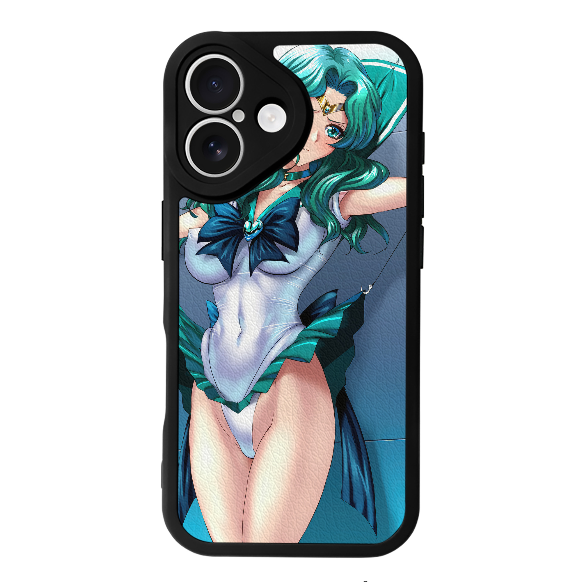 （画像用） 美少女戦士セーラームーン Sailor Moon 【iPhone 16シリーズ対応】シリコンスマホケース（レザー調） 材質：シリコン